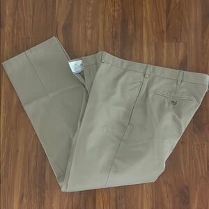 ❤️3 for $15!❤️ Lands' End Tan Chinos Classic Cotton Twill